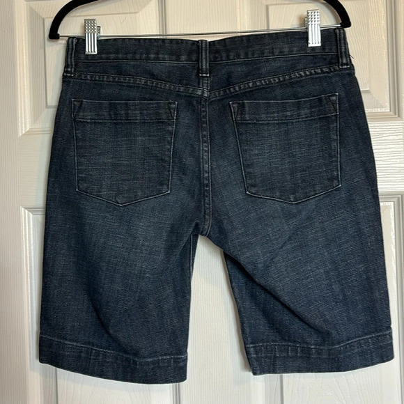 J. Crew women’s blue matchstick jean shorts size 4 - Picture 6 of 8